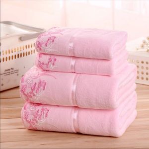 Embroidery towels microfiber